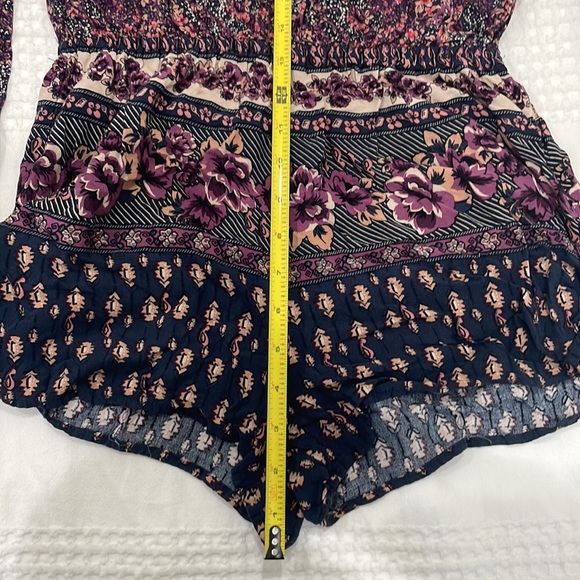 Purple long sleeve romper - Picture 5 of 8